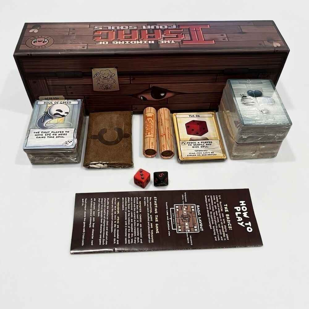 Binding of Isaac Four Souls 2nd Ed Card Game New Open Box Sealed Cards Long Box
